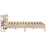 vidaXL Cadre de lit sans matelas 160x200 cm bois massif de pin