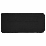 vidaXL Tête de lit capitonnée Marron et Noir 200 cm Pin massif