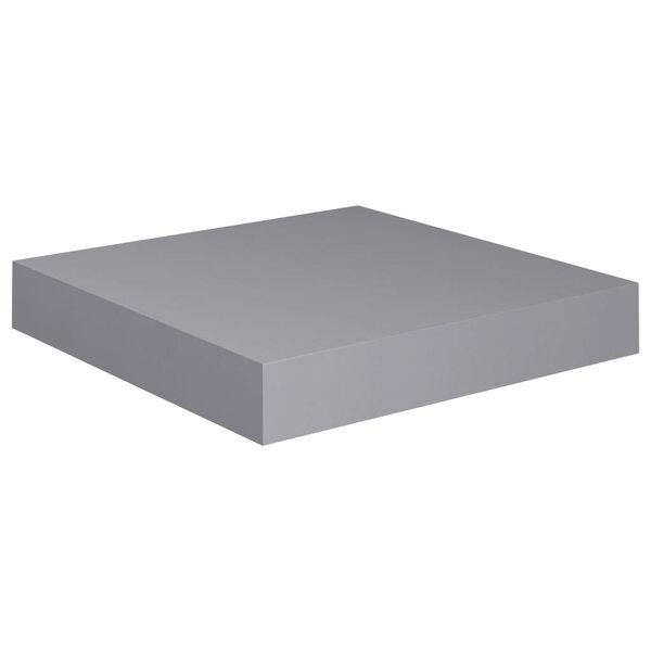 vidaXL Étagère flottante murale gris 23x23 5x3 8 cm MDF