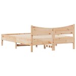 vidaXL Cadre de lit sans matelas 120x190 cm bois de pin massif