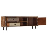 vidaXL Meuble TV 118x30x40 cm Bois de manguier massif