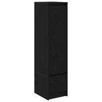 vidaXL Buffet haut chêne noir 29 5x34x119 5 cm bois d'ingénierie