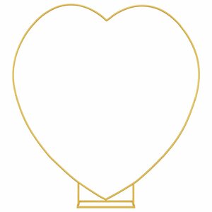 vidaXL Arche de mariage Doré 195 x 35 x 211 cm Acier