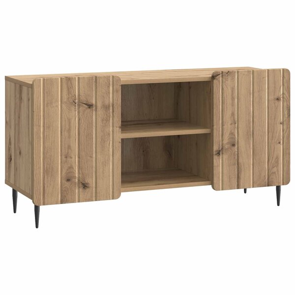 vidaXL Meuble TV 102 x 34 5 x 52 cm Chêne artisanal Bois d'ingénierie