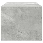 vidaXL Meuble TV gris béton 60x31x25 5 cm bois d'ingénierie