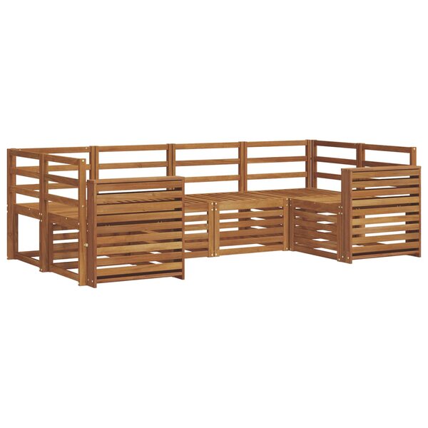 vidaXL Ensemble de canapés d'extérieur 6 pc Naturel