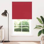 vidaXL Store enrouleur occultant rouge largeur du tissu 116 6 cm