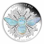 Pièce de monnaie en Argent 2 Dollars g 31.1 (1 oz) Millésime 2026 Australian Native Bees CARPENTER BEE