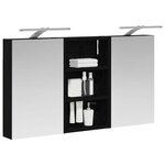 vidaXL Ensemble de Meubles de Salle de Bain 3 Pièces 90 x 10 5 x 50 cm
