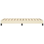 vidaXL Cadre de lit Crème 80x200 cm Similicuir