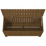 vidaXL Boîte de rangement de jardin Marron miel 108x42 5x54cm Bois pin