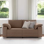 vidaXL Canapé Marron 180 x 77 x 82 cm tissu