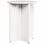 vidaXL Table basse 2 Pièces Blanc