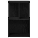 vidaXL Cabinet de chevet Chêne noir 35 x 35 x 55 cm Bois d'ingénierie