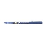 Stylo roller Hi-Tecpoint V7 Encre liquide Pointe moyenne Bleu x 12 PILOT