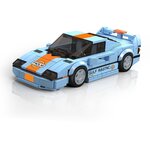 Mould King 27077 - F40 LM Sports Car + Vitrine