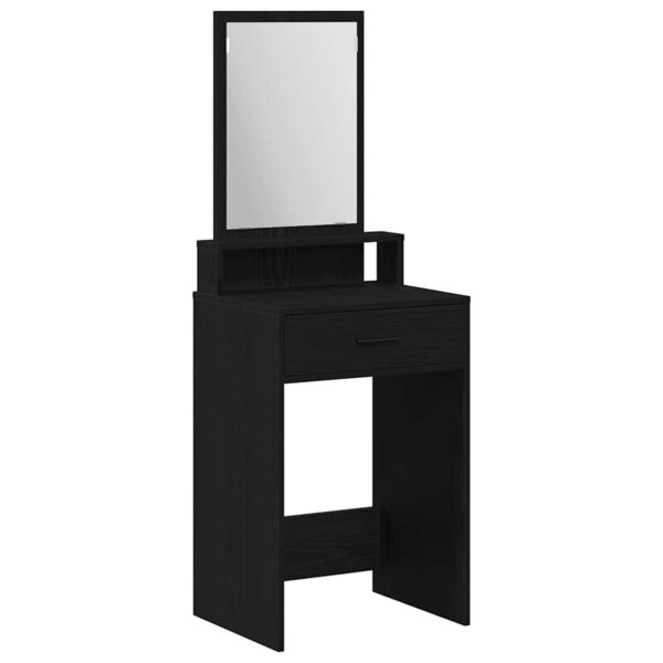 vidaXL Coiffeuse Chêne noir 50 x 41 x 140 cm Bois d'ingénierie
