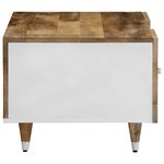 vidaXL Table basse 100x54x40 cm bois de manguier massif