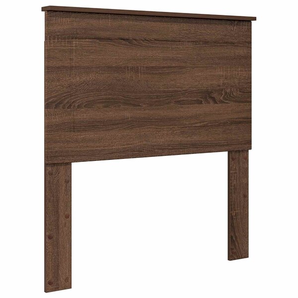 vidaXL Tête de lit Chêne brun 100 cm Bois d'ingénierie