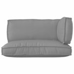 vidaXL Set de coussins de palette 3 Pièces Gris 120 x 80 x 12 cm
