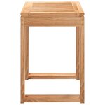 vidaXL Tabouret de salle de bain 40x30x46 cm Bois massif de noyer