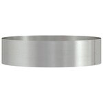 vidaXL Pot en inox Inox Grand Pot métallique Rond Moderne Grand pot