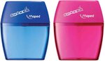 Double taille-crayon Shaker avec Réservoir Coloris Aléatoire MAPED