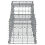 vidaXL Paniers à gabions arqués 20 Pièces 300x50x40/60 cm fer galvanisé