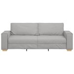 vidaXL Canapé 3 places Gris nuage 180 cm Tissu