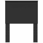 vidaXL Tête de lit avec tête de lit Chêne noir 75 cm Bois d'ingénierie