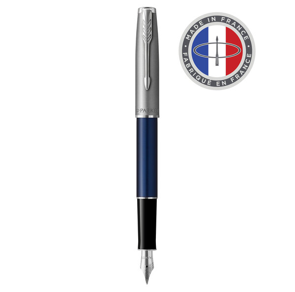 Parker sonnet essentiel stylo plume  bleu  plume fine  encre bleue  coffret cadeau