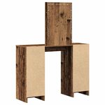 vidaXL Table de Toilette Marron 102 x 33 x 135 cm Bois d'ingénierie