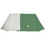 vidaXL Tente de camping 3 personnes vert imperméable