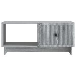vidaXL Table basse Sonoma gris 90 x 50 x 40 cm Bois d'ingénierie
