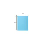Paquet de 50 chemises 250g 1 rabat JURA 250 Carte 240 g Bleu clair EXACOMPTA