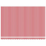 vidaXL Auvent Rétractable Rouge et Blanc 450 × 350 cm Tissu et acier