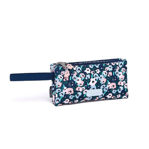 Trousse à Double Zip Enfant - Plusieurs Motifs - Fleurs - Draeger
