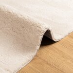 vidaXL Tapis HUARTE à poils courts doux et lavable beige 80x250 cm