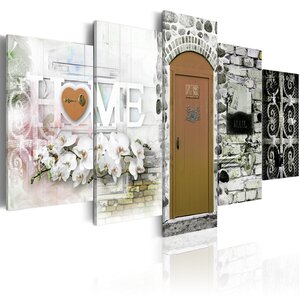 Tableau - home of love l x h en cm 200x100