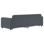vidaXL Lit de jour avec gigogne et tiroirs sans matelas 80x200 cm