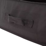 vidaXL Boîte de rangement avec fenêtre transparente 2 pc Tissu intissé