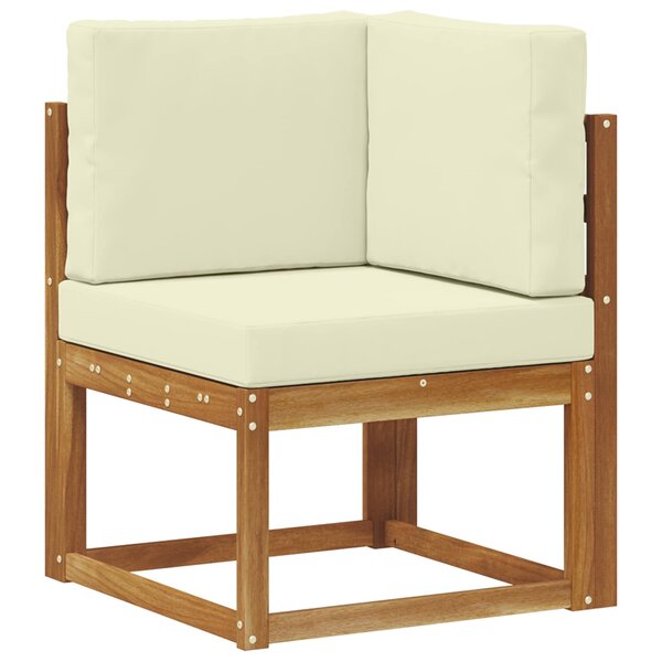 vidaXL Canapé d'angle extérieur Bois d'Acacia Massif