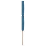 vidaXL Tête de lit capitonnée en velours bleu foncé avec boutons en cristal  100 cm