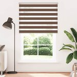 vidaXL Store zèbre marron 145x200cm largeur du tissu 140 9cm polyester