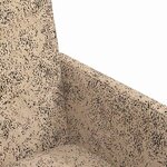 vidaXL Chaises de Salle à Manger avec Roues 2 Pièces Gris clair