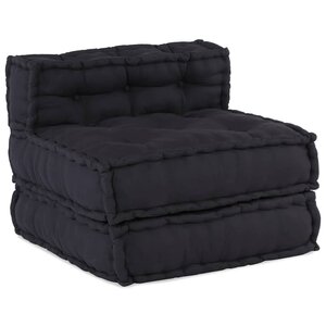 vidaXL Canapé modulaire anthracite 70x70x54 tissu