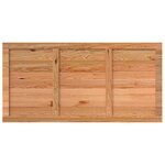 vidaXL Dessus de bureau marron clair bois chêne massif rectangulaire