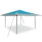 vidaXL Tente à auvent pop-up Bleu 400 x 400 cm tissu