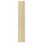 vidaXL Bibliothèque chêne sonoma 40x24x143 cm bois d'ingénierie