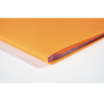 Protège-documents En Polypropylène 5/10e Opak Pochettes Cristal 100 Vues - A4 - Orange - X 10 - Exacompta